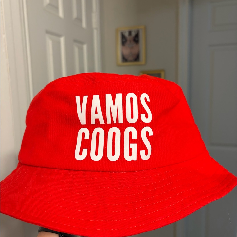 Red Vamos Coogs Bucket Hat